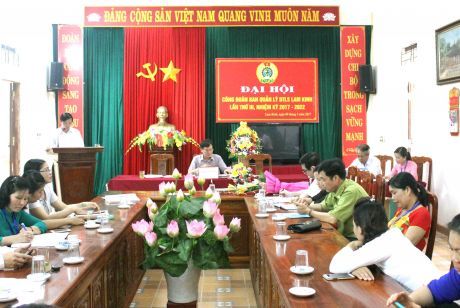 Đại hội công đoàn ban quản lý di tích lịch sử Lam Kinh lần thử III, nhiệm kỳ 2017 - 2022